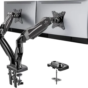 HUANUO Dual Monitor Stand - Full Adjustable Monitor Desk Mount Swivel