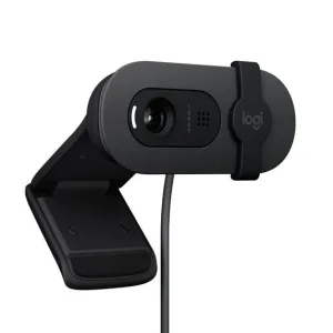 Logitech Brio Full HD Webcam for Meetings and Streaming, Auto-Light Balance, Privacy Shutter, Graphite